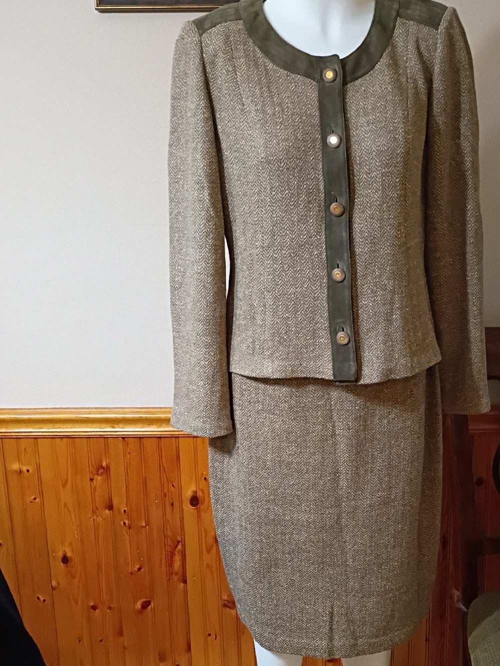 St. John Collection Tweed Knit Suit